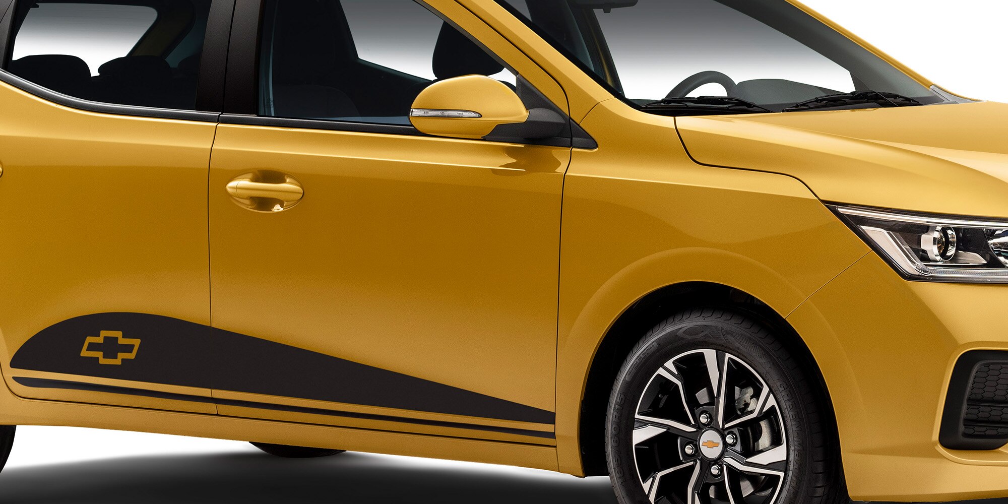 Calcomanía inferior curva para Chevrolet Aveo Hatchback 2025, accesorios externos para darle un look deportivo