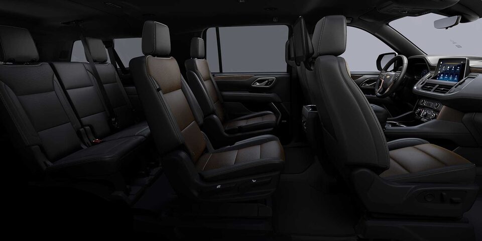 Chevrolet Tahoe 2024 con interior en color piel negra