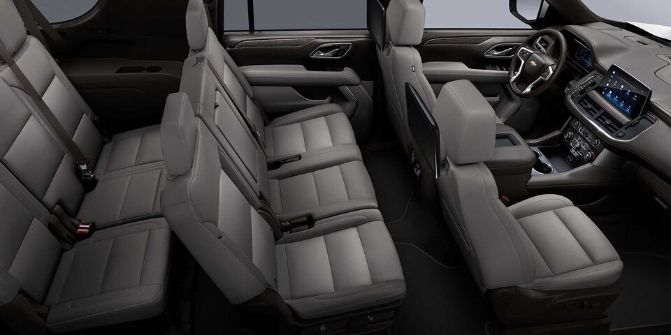 Chevrolet Tahoe 2024 con interior en color gris claro