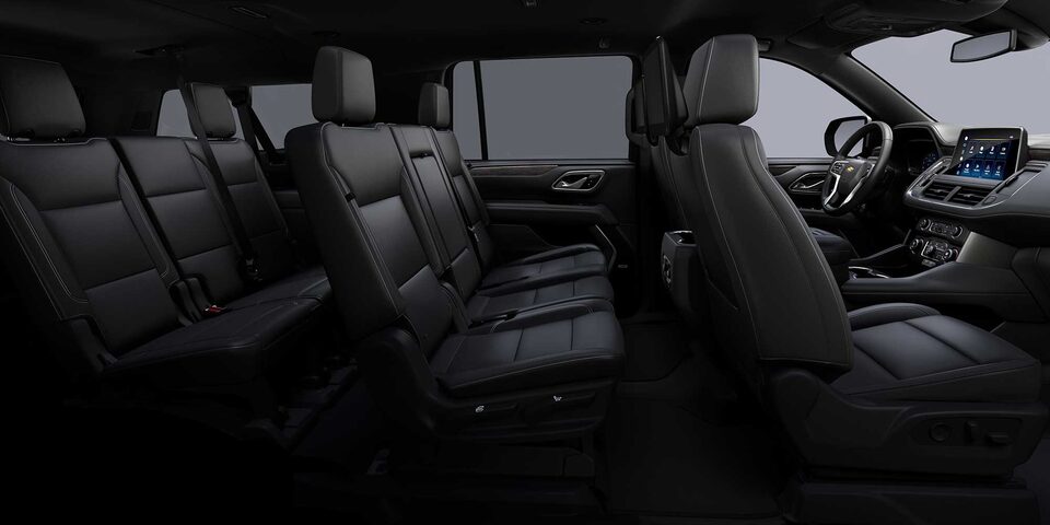 Chevrolet Tahoe 2024 con interior en color piel negra