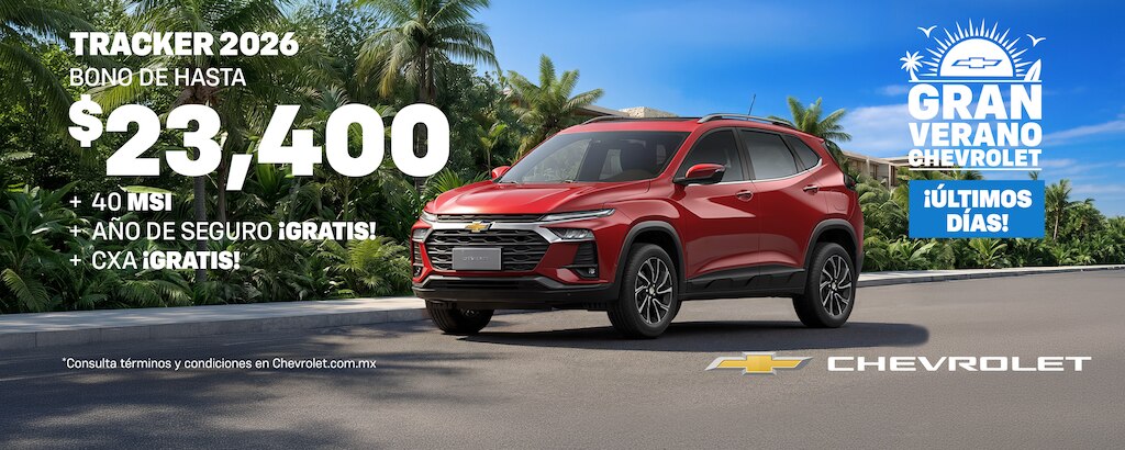 ¡Chevrolet Tracker es mía!